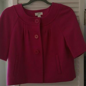 Loft fuschia jacket size 4
